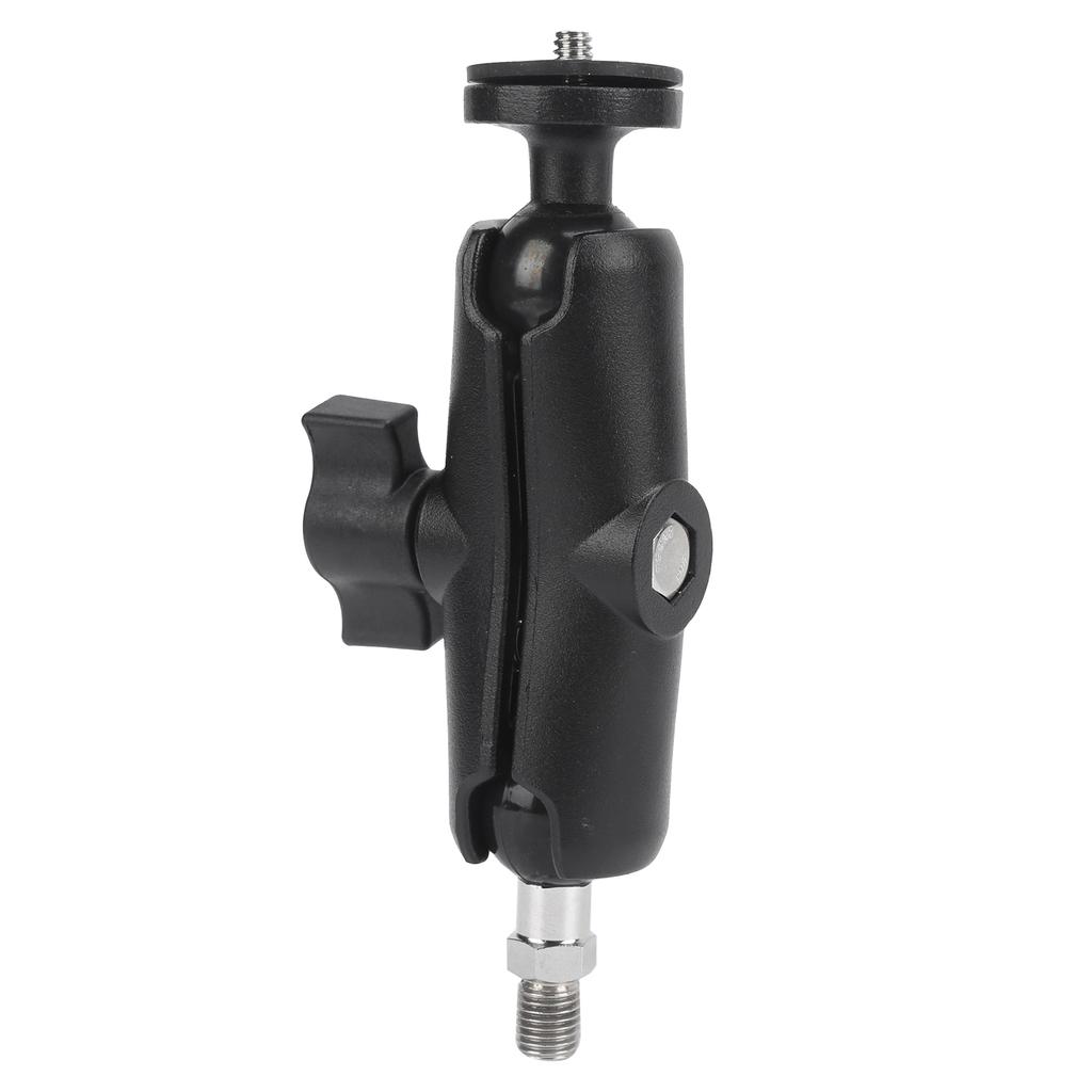 Motorcycle Bike Handlebar Camera Holder 360 Degrees Rearview Mirror Mount Bracket With1 4in Stand