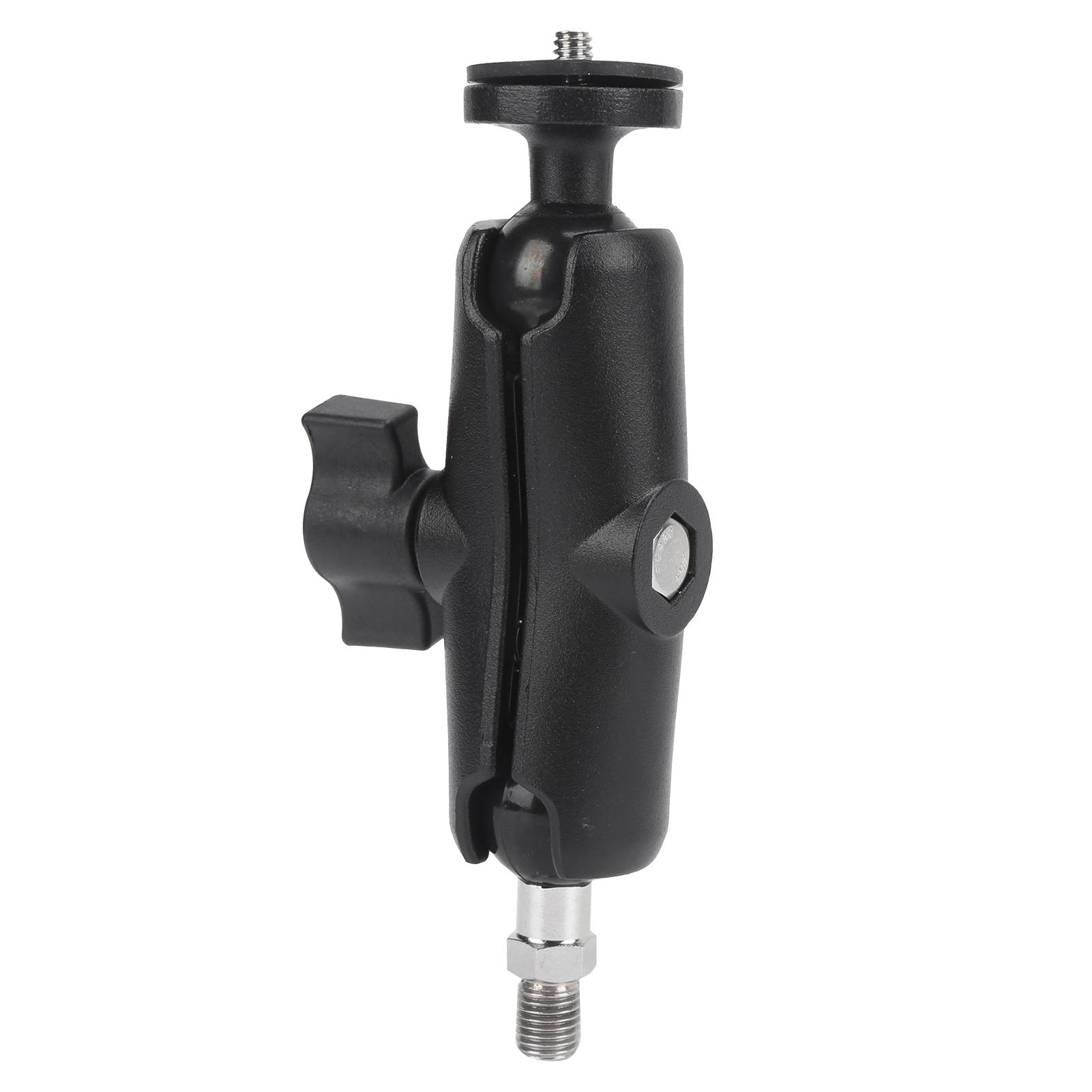 

Motorcycle Bike Handlebar Camera Holder 360 degrees Rearview Mirror Mount Bracket With1 4in Stand