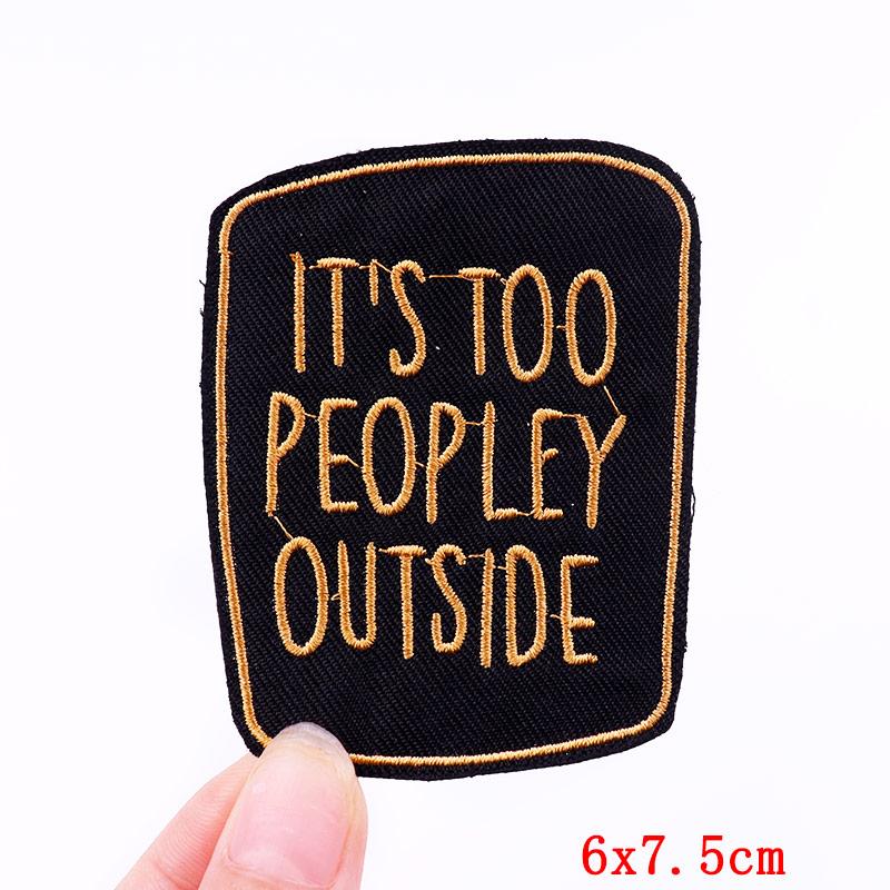 Jackets Diy Cartoon Patch Letter Embroidery Patch Iron On Patches For Clothing Thermoadhesive Patches On Clothes Sew Stickers