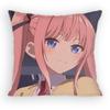 Tune In To The Midnight Heart Himekawa Nene Pillow Case Sofa Living Room for Bedroom Cushion Square Cushion Nap Time