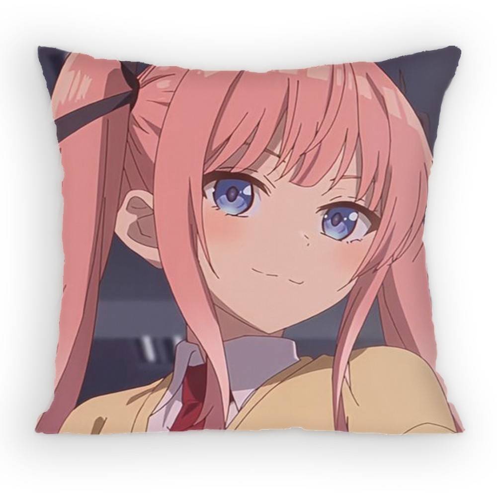 Tune In To The Midnight Heart Himekawa Nene Pillow Case Sofa Living Room for Bedroom Cushion Square Cushion Nap Time