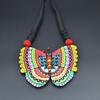 Handmade Clay Butterfly Necklace Earring Set