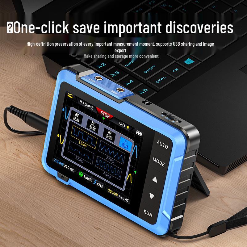 FNIRSI DSO510 Handheld Digital Oscilloscope & Multifunction Signal Generator