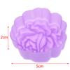 12 ks 5cm forma na želé a pudink ve tvaru růže, forma na muffiny, silikonové formičky na muffiny, pekařské příslušenství