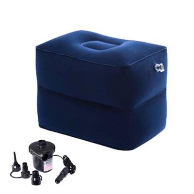 Iatable 2-layeredTravelPillow Kids Airplane Bed Folding Blow-up Leg Rest Pillow For Baby Kids Toddlers