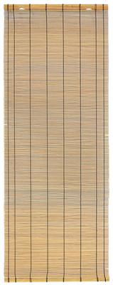 Bambusrollos, anthrazitfarben gebeizt, braun, 45 x 110 cm