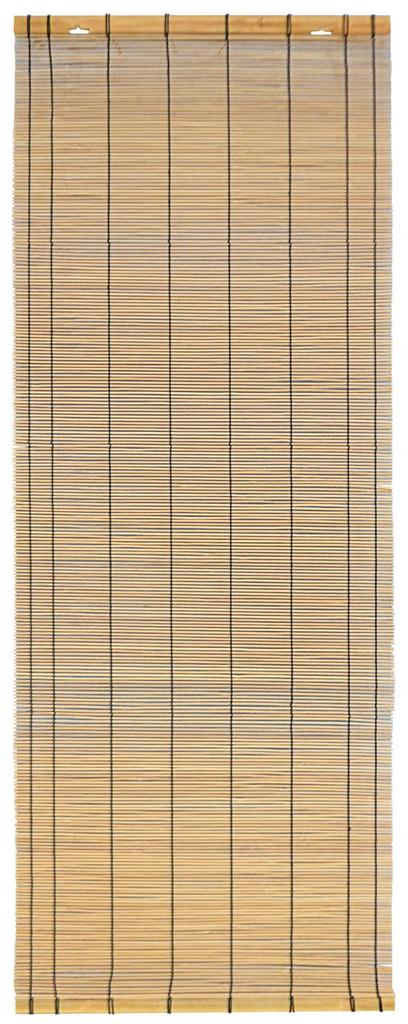 Bamboo blinds, charcoal-stained, brown, 45 x 110 cm