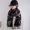 Autumn and Winter Imitation Cashmere Scarf Versatile Thickened Warm Women's Double-sided Dual-purpose Long Shawl