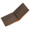Crazy Horse Leather Men's Short Wallet Gift For Men Male Brand Designer Mans Coin Purse Retro Fashion Men Slim Card Purse Thick
