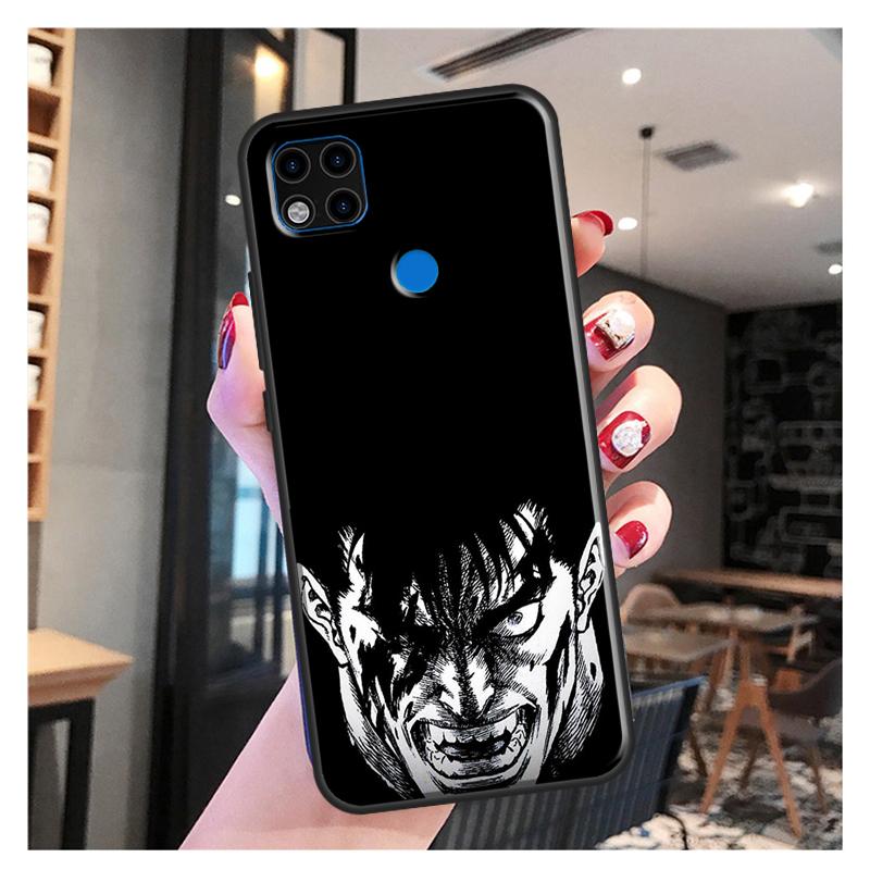 Berserk Guts Anime Case For Xiaomi Redmi Note 10 Pro Note 9 Pro Note 11 Pro 8T 9S 10S 10 9A 9T 9C Cover Case
