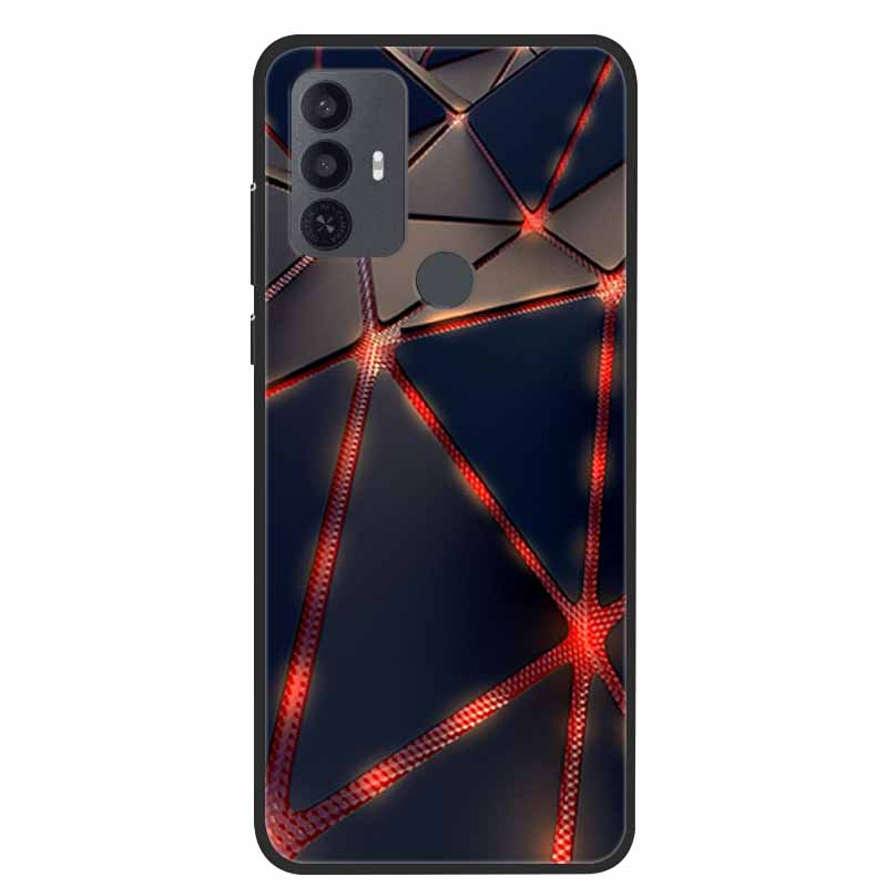 For TCL 30 SE Case Luxury Soft Silicone Protective Animals Phone Cover for TCL 305 306 Case 30SE TPU Funda for TCL30SE Cartoon