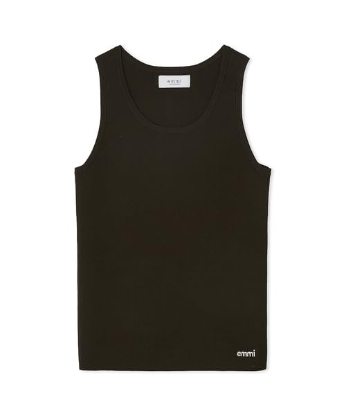 Emi Cotton Rib Knit Tank DBRW Women's Top, 13WNT252044,