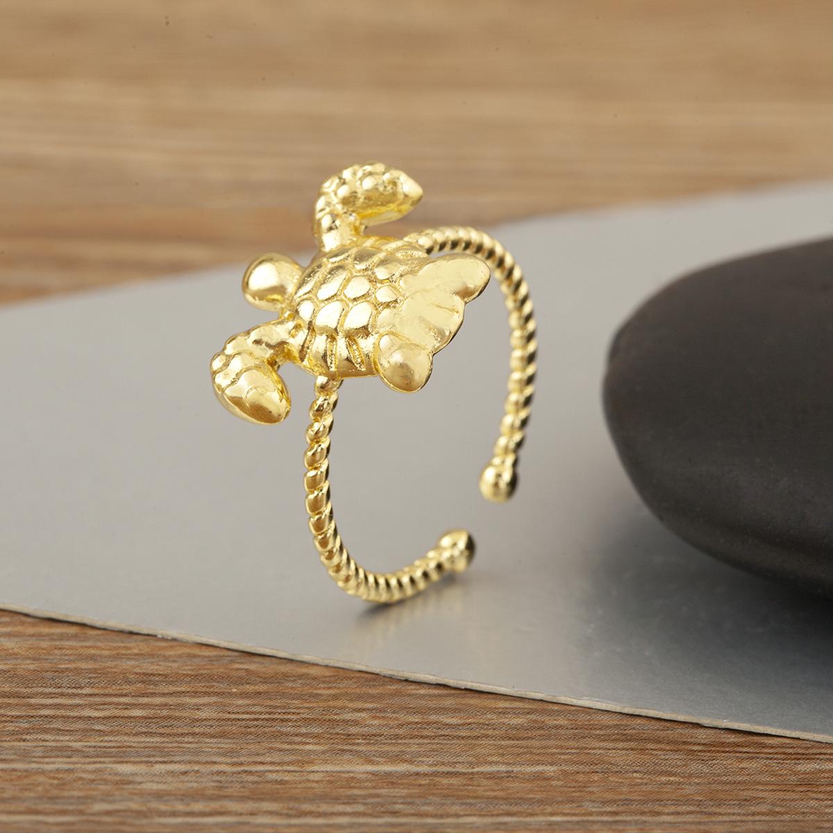 

Nidin New Arrival Turtle/Starfish/Crab/Shell/Heart Shape Open Rings Adjustable For Female Male Cute Finger Jewelry Accessories resizable