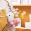 1-4PCS Cute Alpaca Plush Keychain Soft Stuffed Cartoon Cute Plush Keychain Bag Backpack Pendant Animal Plush Toy for Kids Adults