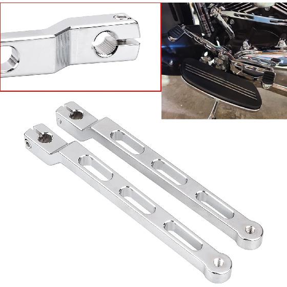 SHMT Extended Shifter Lever Heel Toe 9.84" Shift Levers for Harley Street Electra Road Glide FLHR FLHT FLTR Softail FL