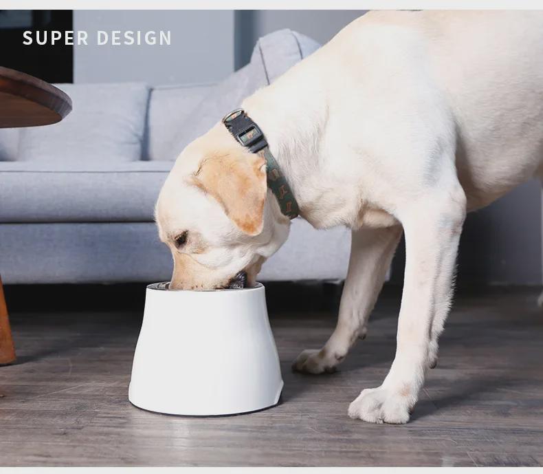 Hupu Anti-Tip Dog Bowl: Protects Cervical Vertebrae for Large Dogs