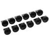 Musiclily Pro Universal Fitting Inch/Metric Plastic Guitar Amplifier Effect Pedal Knobs, Black (Pack of 12)