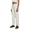Pantalon cargo femme Urban Classics Organic Stretch Denim - blanc cassé - 28