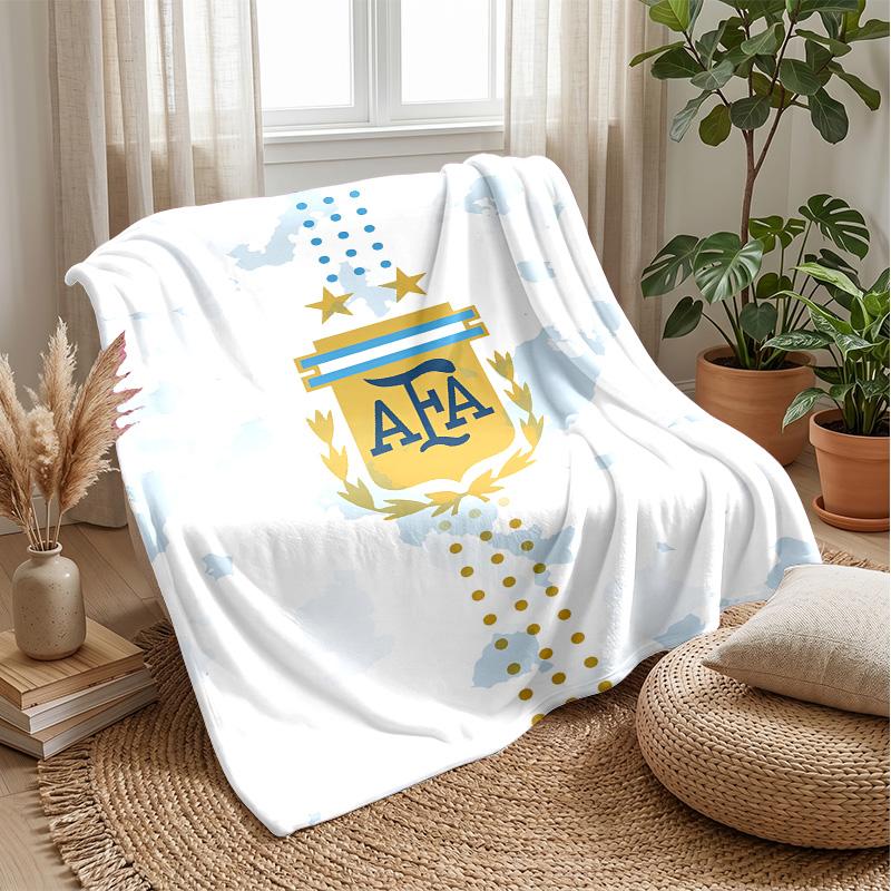 Argentina national football team Theme blanket Soft Flannel Fleece Blanket Warm Lightweight Throw Blanket for Home Sofa Bed
