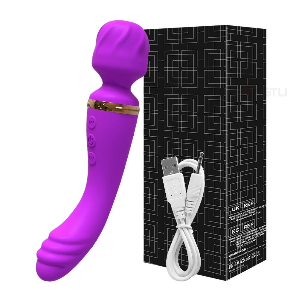 G-spot Vibrator AV Wand Female Masturbation Massage Clitoral Stimulator Dildos Rechargeable Sex Toys Vibrator for Women