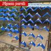 20pcs Pigeon Perches Frame Dove Rest Stand Blue Dwelling Birds Frame Dwelling Perch Frame Roost Perches Bird Supplies