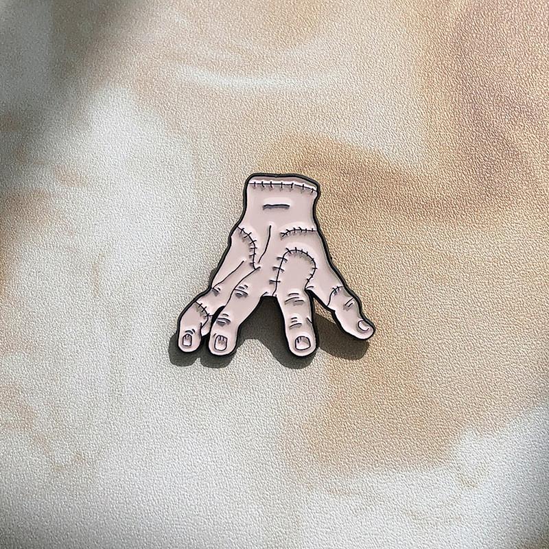 Metal Decorative Eyecatching Pin Brooch Featuring Animals And Design Letters