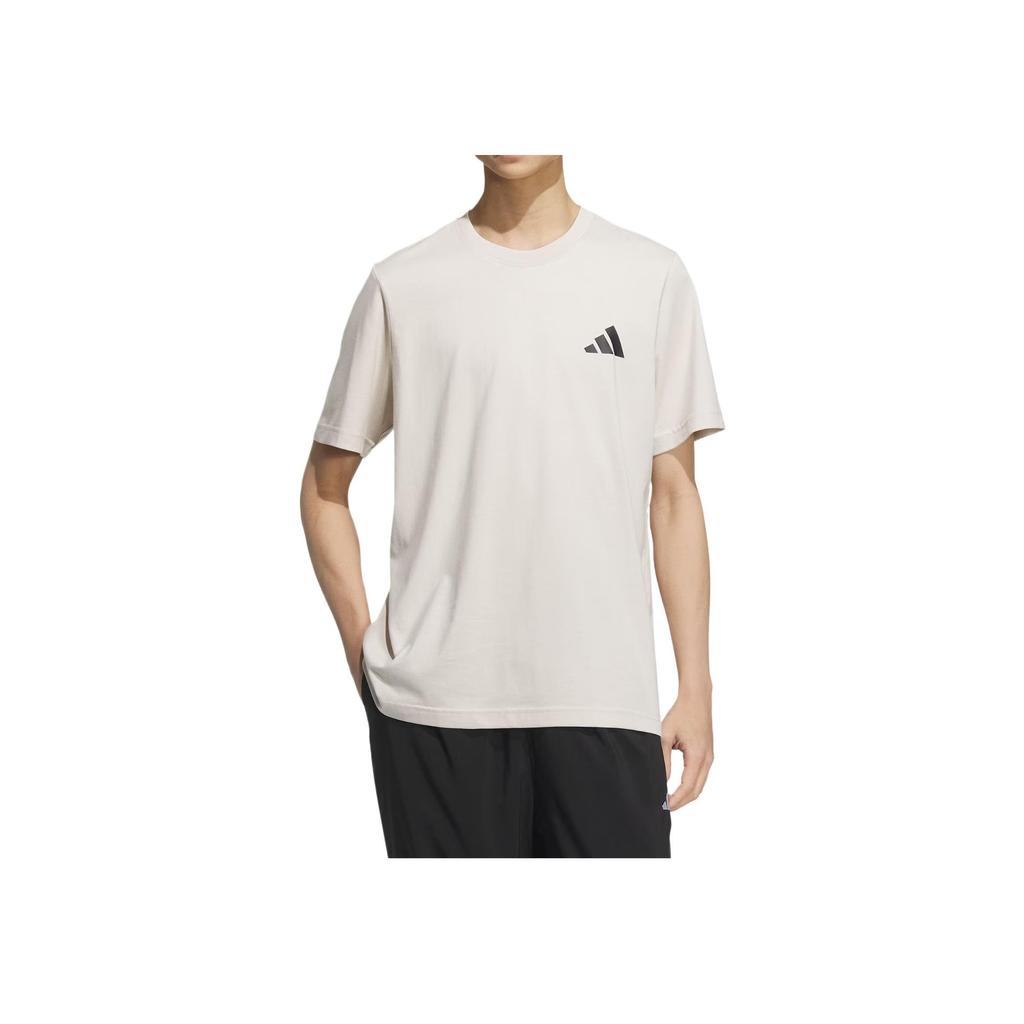 Adidas Graphic Short Sleeve T-Shirt Unisex Tops Brown KC3063