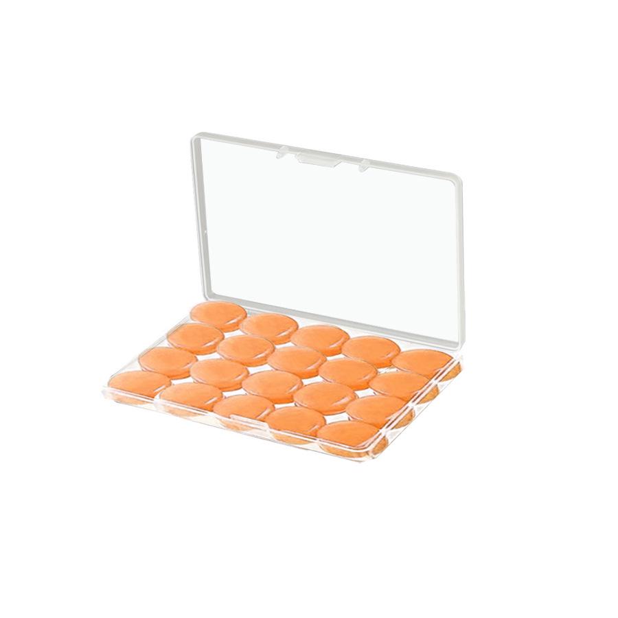 Heart-Shaped Silicone Earplugs Set - 20 Pieces, Noise-Reducing, Perfect for Swimming and Sleep