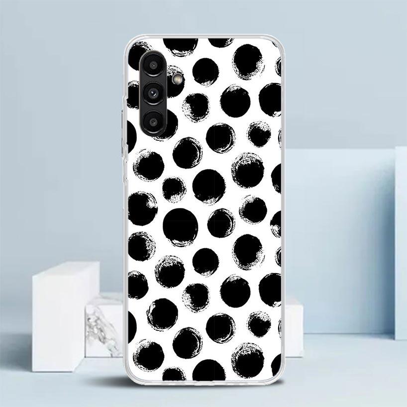 Polka Dots Art Phone Case For Samsung Galaxy A17 A37 A57 A16 A15 A14 A13 A56 A55 A54 A53 A36 A35 A34 A33 A26 A25 A24 A23 Galaxy