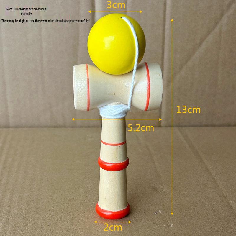 Jade Sword Kendama: Popular Japanese Skill Toy for Indoor & Outdoor Fun—Perfect for Adults and Children To Enhance Balance and Coordination.