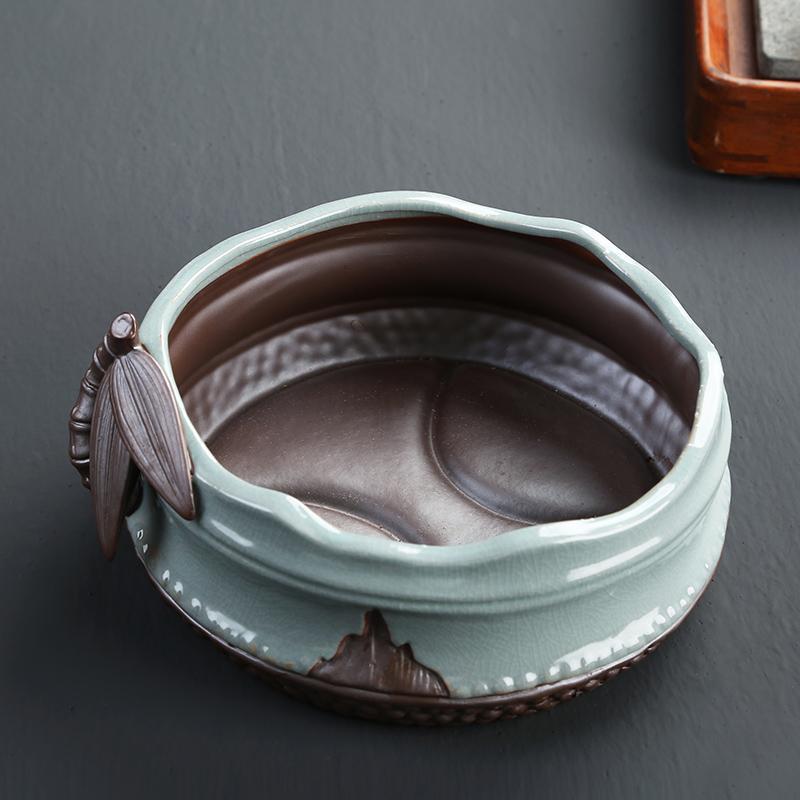 1pc Creative Ceramic Plant Pot Decorative Bamboo Flower For Orchids Large Hydroponic Flowerpot Terracotta Pots Seedlings