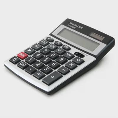 Aluminum Calculator (LR1130/LR54/AG10 / Solar Dual Power) 12 Digits
