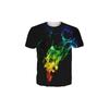 Space Galaxy Skull 3d Print Womens Mens Casual Tshirt Short Sleeve Graphic Tee With Vibrant Design