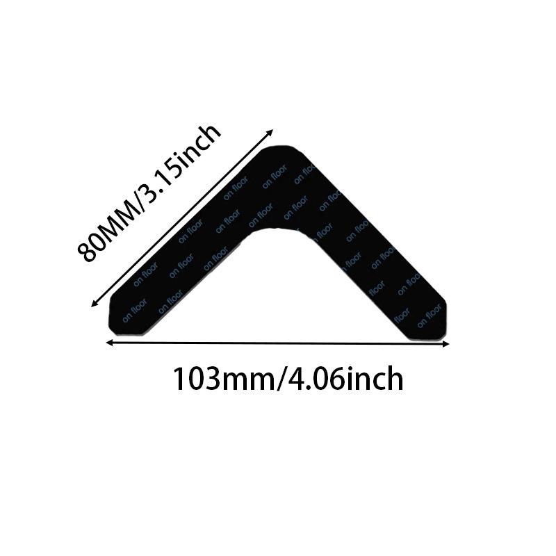 Reusable Non-slip Rug Gripper Pads, Strong Self Adhesive Double Sided Rug Tape Traceless Anti Slip Carpet Sticker for Floor Mat Fixing 80*80mm