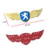 Alloy Car Side Badge Stickers Decal for Peugeot 308 208 U 207 3008 206 307 107 508 407 2008 306 406 408 205 4008 Front Hood Emblem