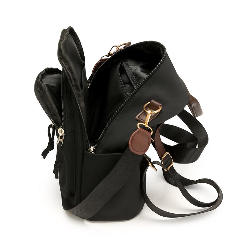 Lightweight Nylon Backpack for Women – Compact & Stylish Daypack with Multiple Pockets, Perfect for Travel, School, Work, and Daily Use