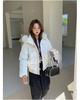 Women’s Short Big Fur Collar Hooded Windproof Thicken Warm Winter Jacket