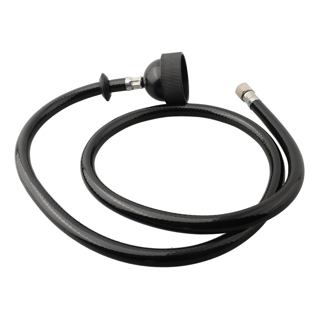 Duza pentru robinet pentru pulverizator de sampon cu furtun din cauciuc negru