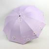 Wholesale Ten-bone Enlarged Reinforced Sunny and Rainy Sun Umbrella, Flower Blooming Manual Large Umbrella, Business Customized Gift Umbrella