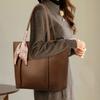 Borsa a Tote in Vera Pelle Morbida da Donna Borsa Grande Capacità Borse da Trasporto Borsa a Mano di Design Borsa a Spalla Vintage Borse da Pendolarismo di Marca
