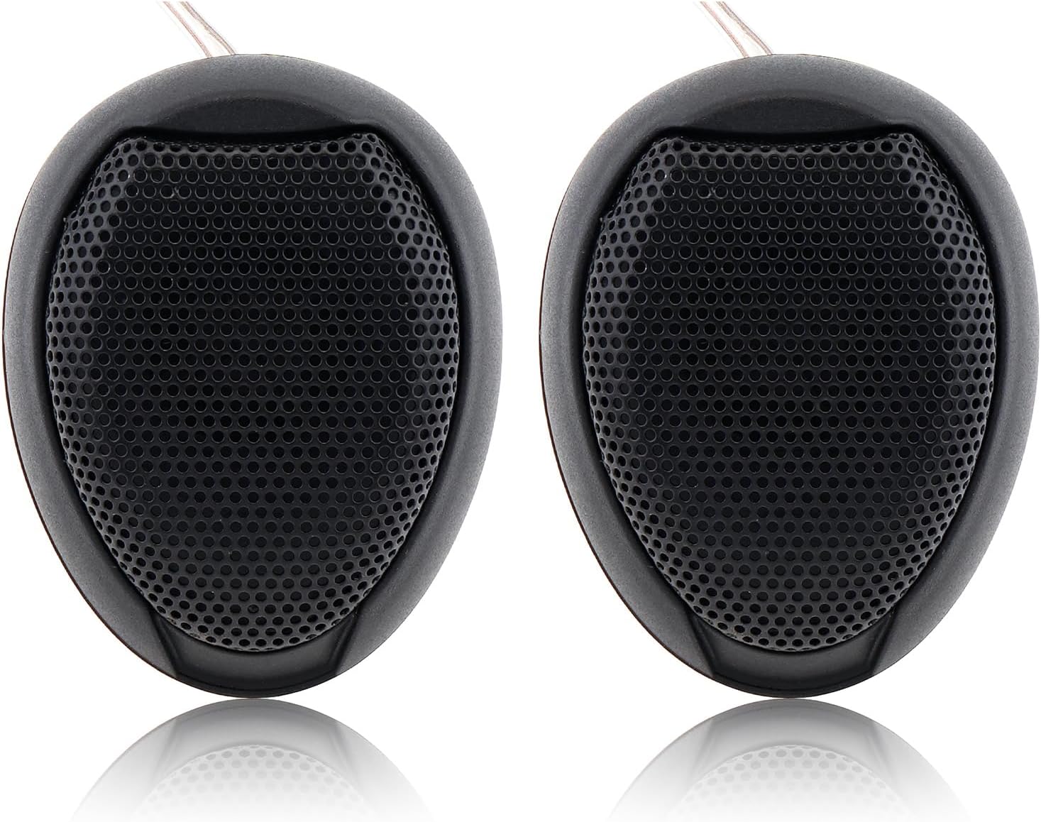 

Multi Fit Car Tweeters Pair Waterproof High Frequency Speakers Universal for Toyota Honda Ford Sedan SUV Audio Upgrade чёрный