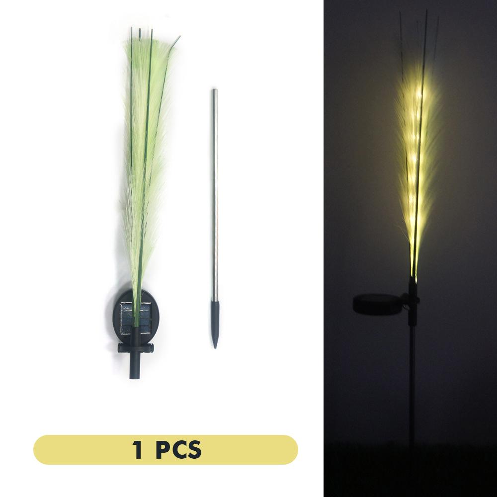 LED Solar Reed Lamp Garden Landscape Light Outdoor Waterproof Lawn Light Yard Christmas Decoration Path Lighting Decoration