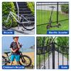 Bike U-Lock Heavy Duty Bicycle Locks Electric Scooter Padlock Anti-theft Bike Locks Set with Keys for Road Bicycles Accessories