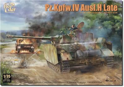 Border Model Alemán Panzer IV Tipo H Modelo Tardío Modelo de Plástico BT050 1/35 (Tanque)