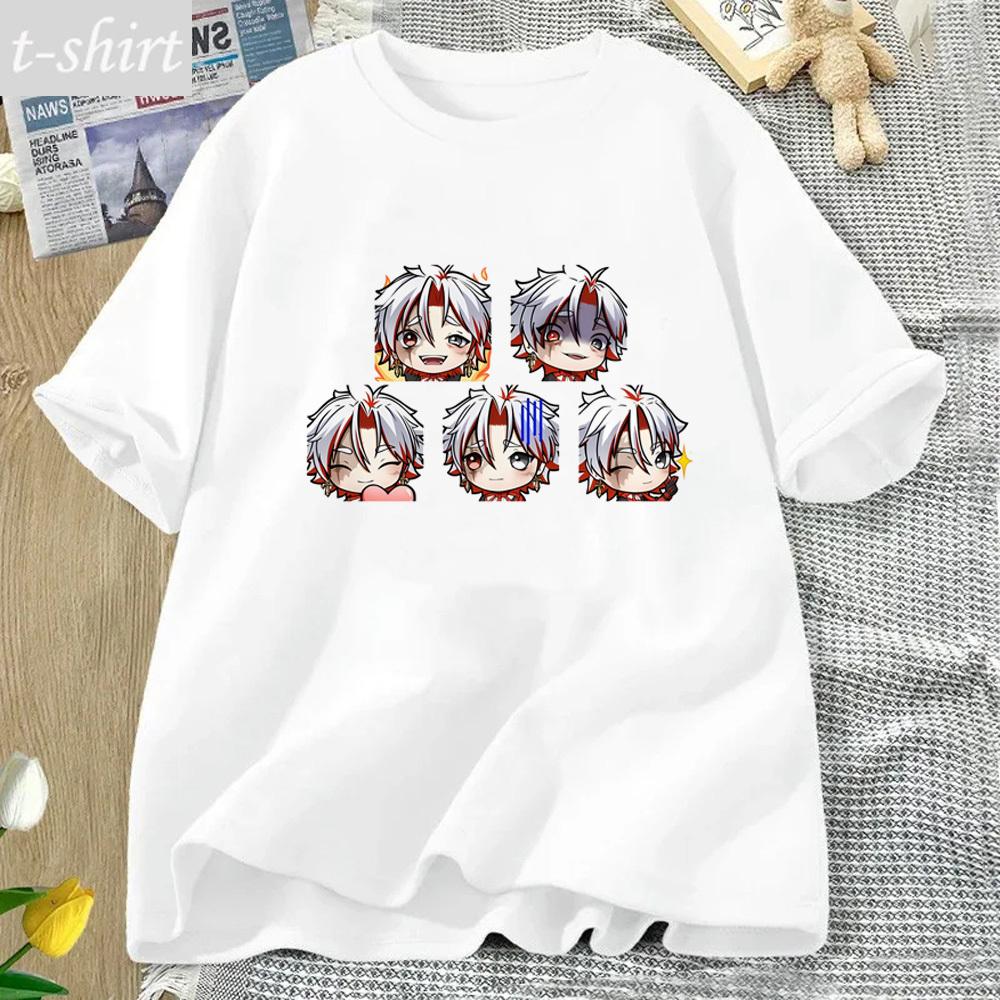 Wuthering Waves Graphic Women T-shirts Anime Comic Short Sleeve Tee Shirt Female Fashion 2024 Game Print Woman Clothes Y2k Tops