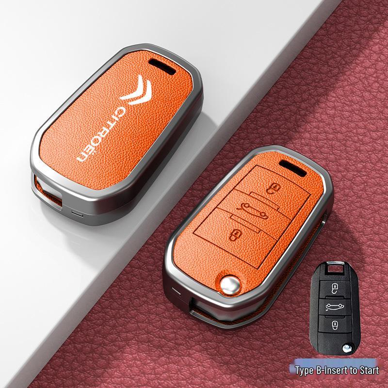 Car Key Cover & Buckle for Citroen C3XR, C4L, Tianyi, C5, C4 Sega, Elysee, C6 Models