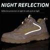 Safety Shoes Men Anti-smash Breathable Work Boots Steel Toe Cap Puncture-Proof Male Footwear