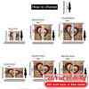 2D Flat Printing  2pcs Love Collage(1) Minimalist Modern Curtains Versatile 100% Polyester Curtains Home Decor Ldeal for Living