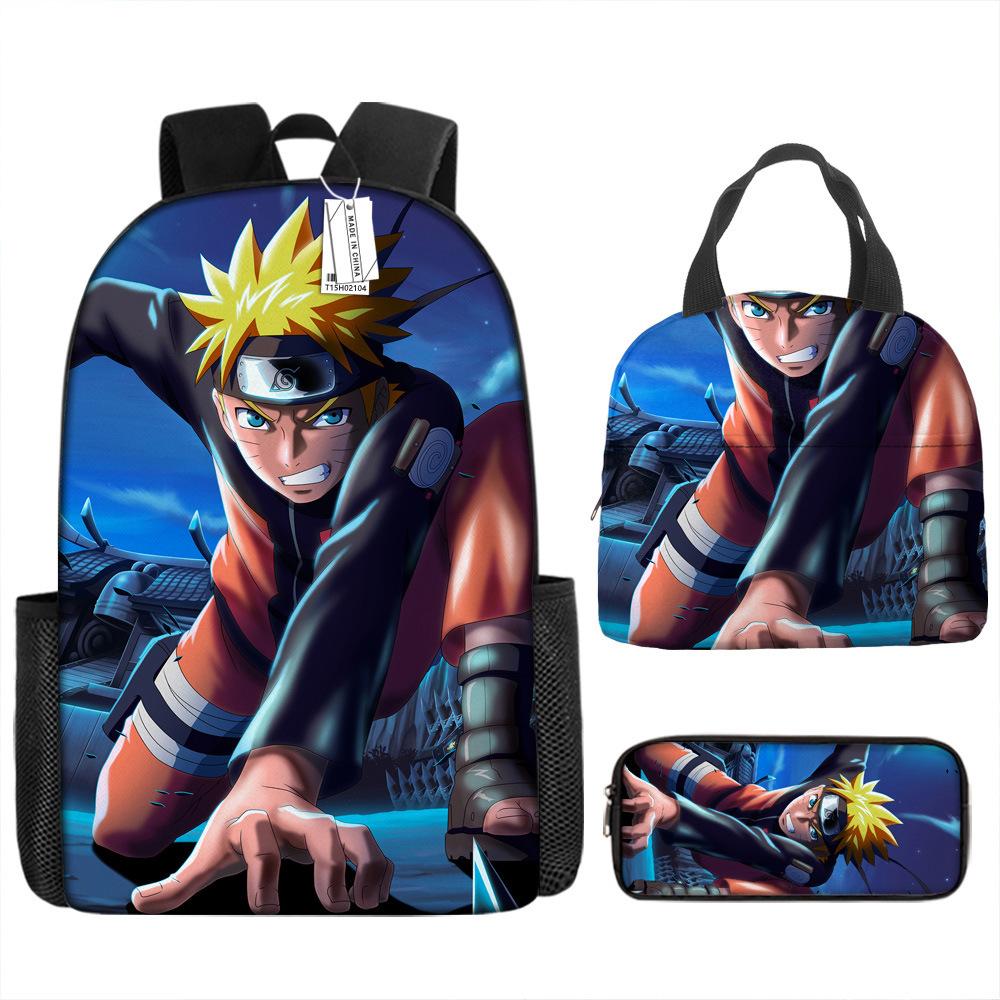 Elementary school students Naruto backpack 34th 5th 6th grade children's large-capacity backpack anti-splashing water