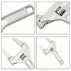 6-68mm Universal Repair Bathroom Hand Tools Large Opening Pipe Wrench Nut Key Adjustable Spanner Bathroom Repair Tool